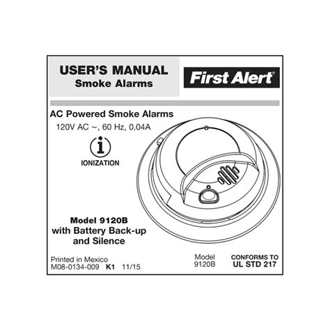 ionisation smoke alarm manual